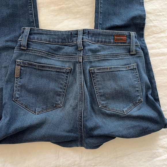 PAIGE Hoxton Dark Wash Denim Ankle Jeans - Picture 4 of 8